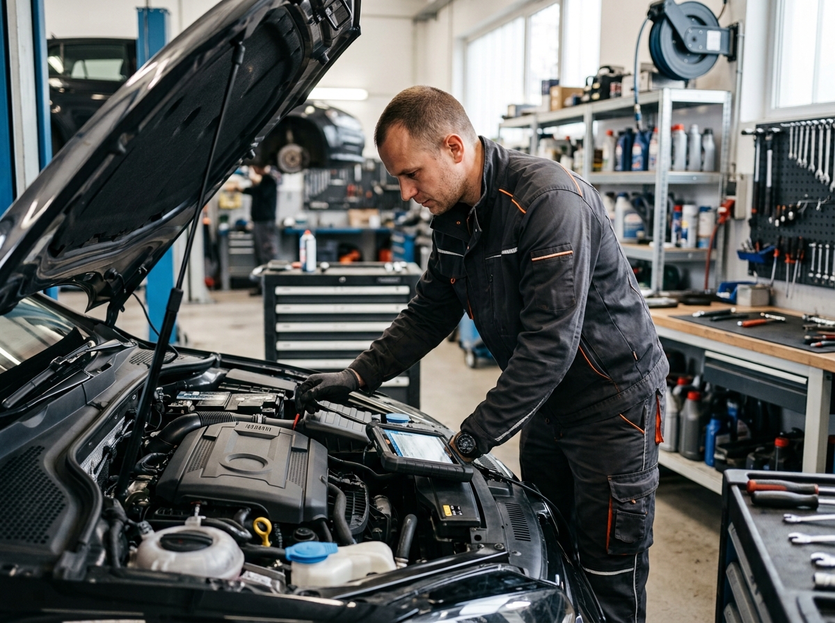 Diagnose bei aktiver Motorkontrollleuchte